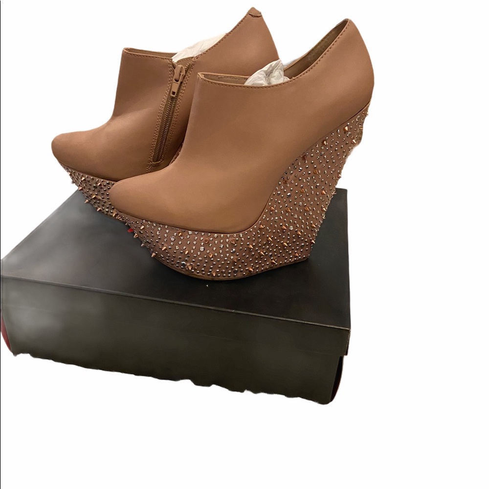 High wedge heels